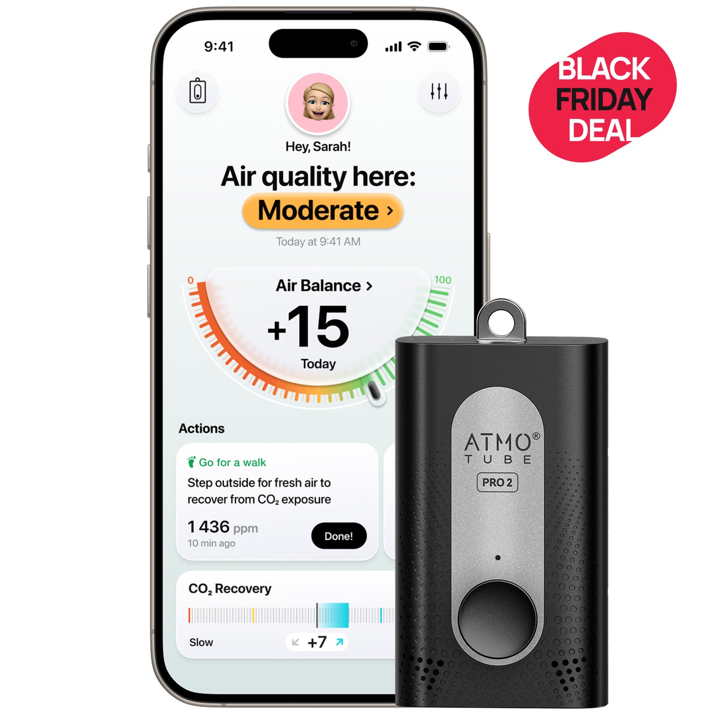 Atmotube PRO 2 — portable air quality tracker